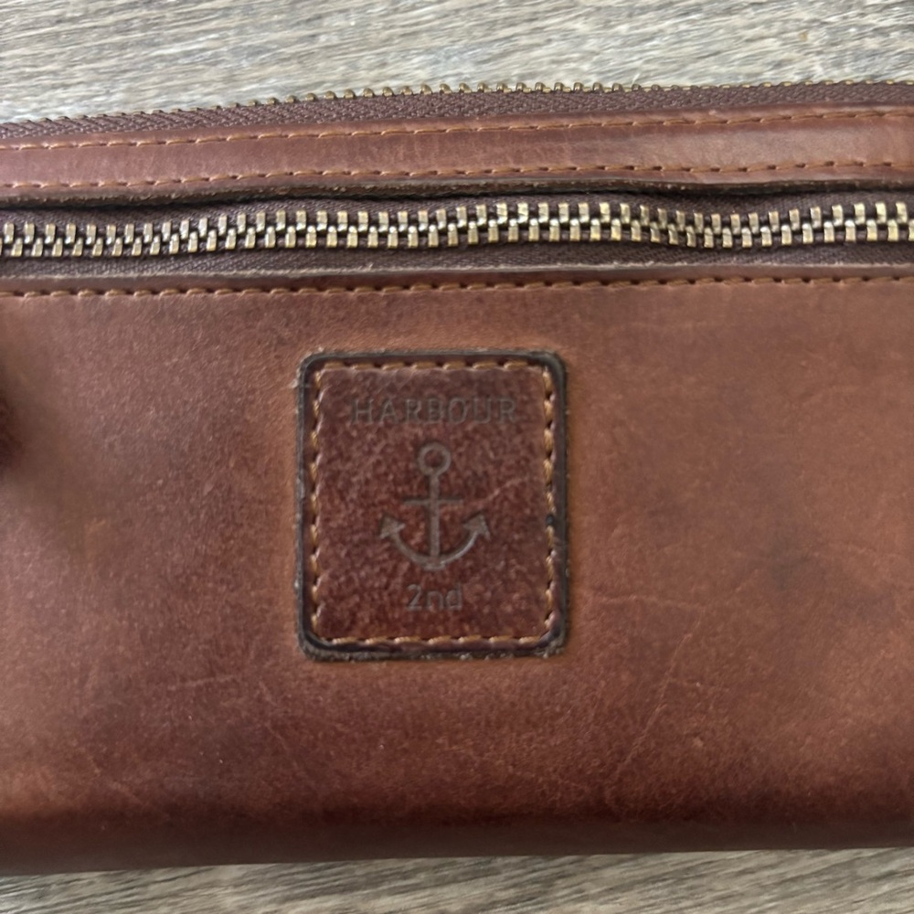 Anthropologie Harbour 2nd Brown Leather Wallet - Picture 3 of 5